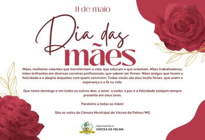 FELIZ DIA DAS MÃES!