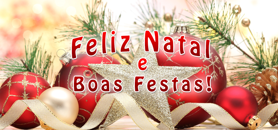 Votos de Feliz Natal e um próspero Ano Novo!