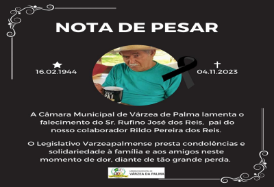 NOTA DE PESAR